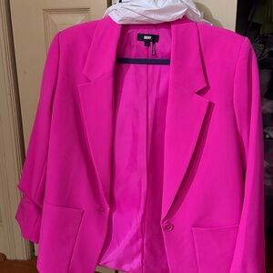 DKNYC Vibrant Pink Blazer